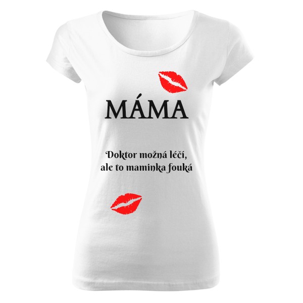 Tričko s potiskem Maminka léčí 